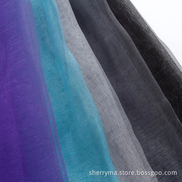 organza Plain microfiber embroidery eyelet fabric